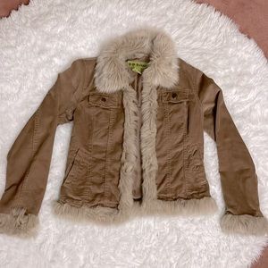 BB Dakota - Brown Fur Jacket